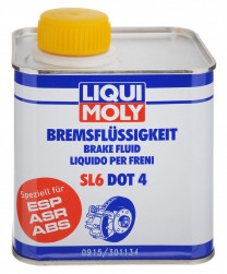 Купить Тормозная жидкость Liqui Moly Bremsflussigkeit SL6 DOT4 0.5л  в Минске.