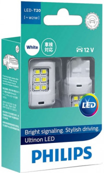 Купить Лампы автомобильные Philips W21W Ultinon LED Signaling bulb 2шт  в Минске.