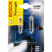 Купить Лампы автомобильные Bosch K10W 12V SB 2шт (1987301014)  в Минске.