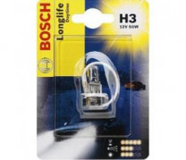 Купить Лампы автомобильные Bosch H3 Longlife Daytime (увеличенная светоотдача на 10% и увеличенный в три раза срок службы) 1шт [1987301053]  в Минске.