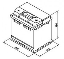 Купить Автомобильные аккумуляторы Baren Polar 555114 (55 А·ч)  в Минске.