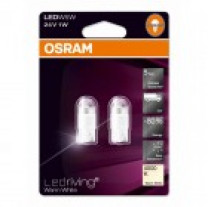 Купить Лампы автомобильные Osram W5W 24V Premium LEDriving Warm White 2шт [2824WW-02B]  в Минске.