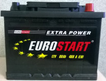 Купить Автомобильные аккумуляторы Eurostart ES 6 CT-60 (60 А/ч)  в Минске.
