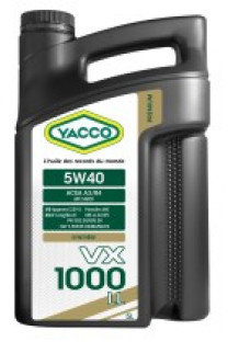 Купить Моторное масло Yacco VX 1000 LL 5W-40 5л  в Минске.