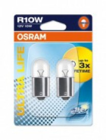 Купить Лампы автомобильные Osram R10W Ultra Life 2шт [5008ULT-02B]  в Минске.