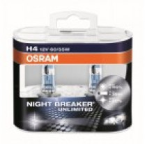 Купить Лампы автомобильные Osram Night Breaker Unlimited H4 2шт [64193NBU-HCB]  в Минске.