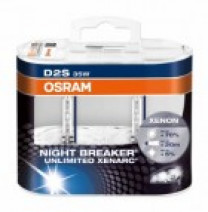 Купить Лампы автомобильные Osram D2S Night Breaker Unlimited Xenarc 2шт [66240XNB-HCB]  в Минске.