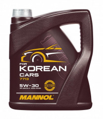 Купить Моторное масло Mannol For Korean Cars A5/B5 5W-30 4л  в Минске.