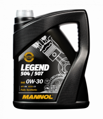 Купить Моторное масло Mannol Legend 504/507 0W-30 5л  в Минске.