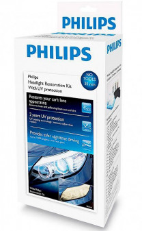 Купить Автокосметика и аксессуары Philips Набор для восстановления фар (HRK00XM)  в Минске.