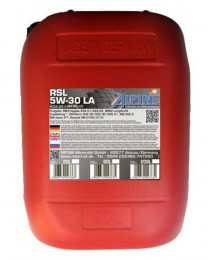 Купить Моторное масло Alpine RSL 5W-30LA 20л  в Минске.