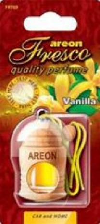 Купить Автокосметика и аксессуары Areon Ароматизатор Fresco Vanilla подвесной жидкий- Ваниль (ARE FRES VANILLA)  в Минске.