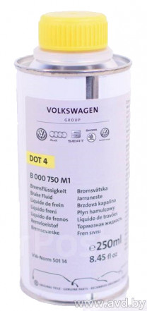 Купить Тормозная жидкость AUDI/Volkswagen B  000 750 M1 0,25л  в Минске.