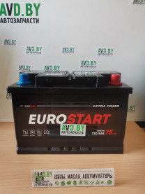 Купить Автомобильные аккумуляторы Eurostart ES 6 CT-75 (75 А/ч)  в Минске.