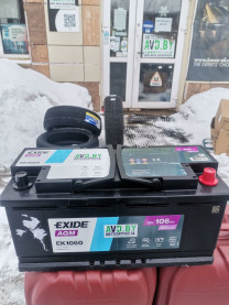 Купить Автомобильные аккумуляторы Exide Start-Stop AGM EK1060 (106 А/ч)  в Минске.