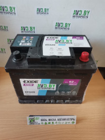 Купить Автомобильные аккумуляторы Exide Start-Stop AGM EK620 (62 А/ч)  в Минске.