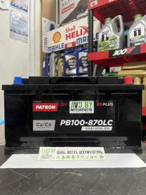 Купить Автомобильные аккумуляторы Patron Plus R 100Ah 870A (PB100-870LC)  в Минске.