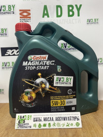 Купить Моторное масло Castrol Magnatec Stop-Start A3/B4 5W-30 4л  в Минске.