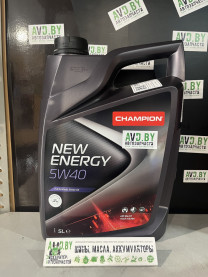 Купить Моторное масло Champion New Energy 5W-40 5л  в Минске.