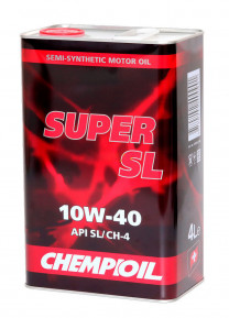 Купить Моторное масло Chempioil Super SL 10W-40 API SL/CH-4 (metal) 5л  в Минске.