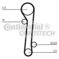 Купить Комплекты ГРМ Contitech CT781K3  в Минске.