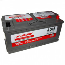 Купить Автомобильные аккумуляторы Dynamatrix AGM 950A (105 А·ч) (DEK1050)  в Минске.