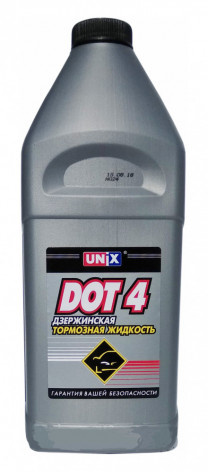 Купить Тормозная жидкость Unix DOT 4 1л  в Минске.