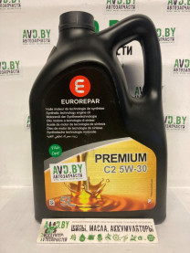 Купить Моторное масло Eurorepar Premium C2 5W-30 5л  в Минске.