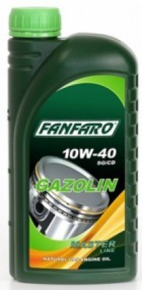 Купить Моторное масло Fanfaro Gazolin FF 10W-40 1л  в Минске.