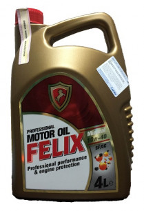 Купить Моторное масло FELIX 10W-40 SF/CC 4л  в Минске.