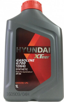 Купить Моторное масло Hyundai Xteer Gasoline G700 10W-40 6л  в Минске.