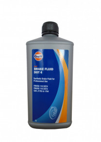 Купить Тормозная жидкость Gulf Brake Fluid DOT 4 1л  в Минске.