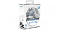 Купить Лампы автомобильные Philips H1 WhiteVision plus 60% 4300K 2шт (12258WHVSM)  в Минске.