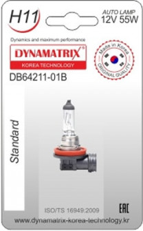 Купить Лампы автомобильные Dynamatrix H11 DB64211-01B 1шт  в Минске.