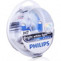 Купить Лампы автомобильные Philips H7 + W5W CristalVision 4шт (12972CVS2)  в Минске.