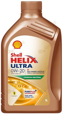 Купить Моторное масло Shell Helix Ultra SP 0W-20 1л  в Минске.