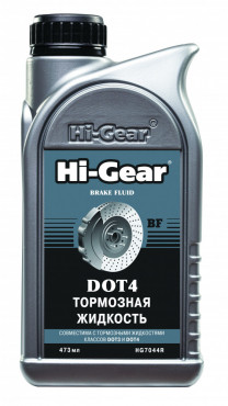 Купить Тормозная жидкость Hi-Gear DOT 4 473ml (HG7044R)  в Минске.