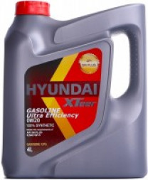 Купить Моторное масло Hyundai Xteer Gasoline Ultra Efficiency 0W-20 4л  в Минске.