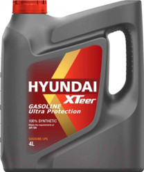 Купить Моторное масло Hyundai Xteer Gasoline Ultra Protection 0W-30 4л  в Минске.