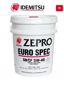 Купить Моторное масло Idemitsu Zepro Fully Synthetic 5W-40 20л  в Минске.