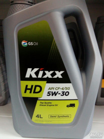 Купить Моторное масло Kixx HD 5W-30 6л  в Минске.