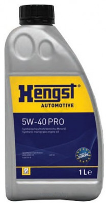 Купить Моторное масло Hengst 5W-40 A3/B4 Pro 1л  в Минске.