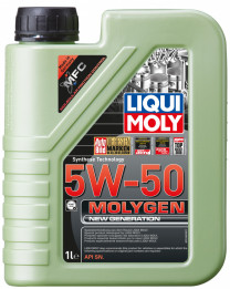 Купить Моторное масло Liqui Moly Molygen New Generation 5W-50 1л  в Минске.