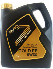 Купить Моторное масло S-OIL SEVEN GOLD FE 5W-30 4л  в Минске.