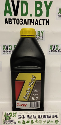 Купить Тормозная жидкость TRW Brake Fluid DOT5.1 1л  в Минске.