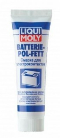 Купить Автокосметика и аксессуары Liqui Moly Смазка для клемм аккумуляторов Batterie-Pol-Fett 50г  в Минске.
