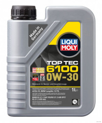 Купить Моторное масло Liqui Moly Top Tec 6100 0W-30 1л  в Минске.