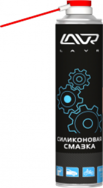 Купить Автокосметика и аксессуары Lavr Силиконовая смазка 400мл (Ln1543)  в Минске.