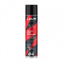 Купить Автокосметика и аксессуары Lavr Смазка цепи Дорожная 400мл (Ln7714)  в Минске.