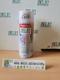 Купить Автокосметика и аксессуары MagicLine Краска Небесно-Белая 450мл (RAL 9018)  в Минске.